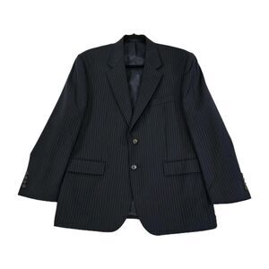 Lauren Ralph Lauren Blazer Mens 42S Navy Pinstripe Wool Two Button Jacket